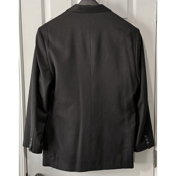 NEW Claiborne Essentials Suit Jacket Sport Coat Gray 2-Button Men’s Size 44R - Picture 2 of 4